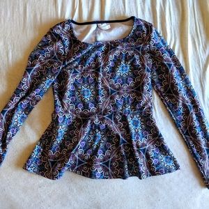 Mandala long sleeved shirt